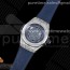 HR공장 유니코 상블루 티타늄 블루다이얼 거미스트랩 Big Bang Unico Sang Bleu Titanium HRF Blue Dial on Blue Gummy Strap HUB1213