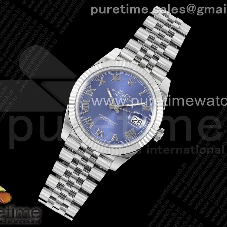 CLEAN공장 롤렉스 데이저스트 41 스틸 블루다이얼 로만인덱스 쥬빌레브레이슬릿 클린공장 Datejust 41 SS 904L Steel Clean 1:1 Best Edition Blue Roman Dial on Jubilee Bracelet VR3235