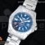 GF공장 v2 브라이틀링 어벤져2 GMT 블루다이얼 브레이슬릿 Avenger GMT SS Blue Dial Stick Markers on SS Bracelet A2836 V2