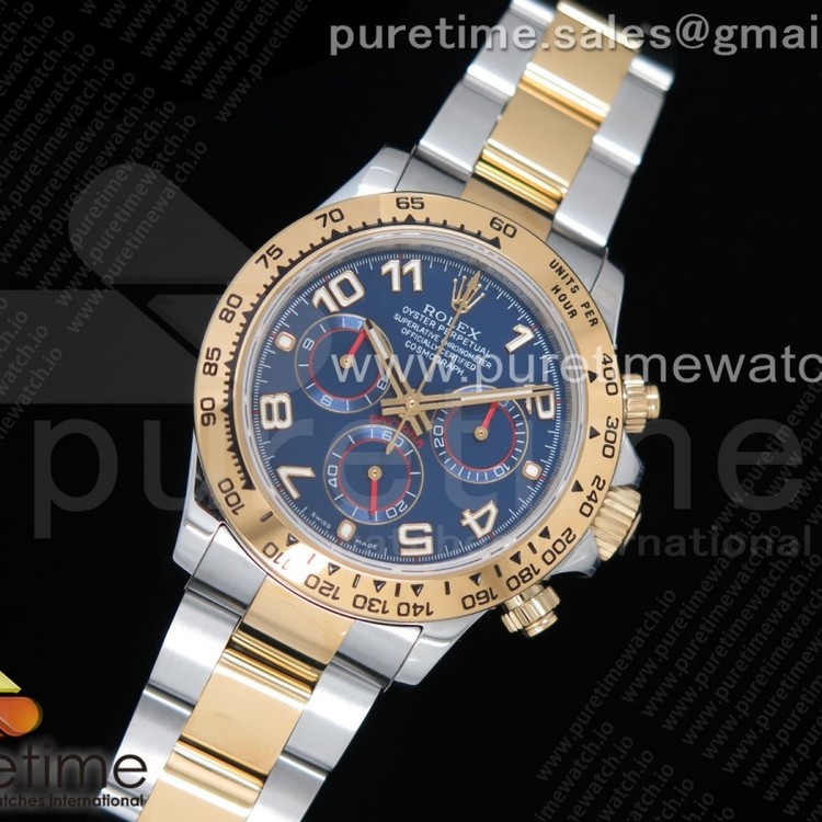 JH공장 롤렉스 데이토나 청콤 Daytona 116503 SS/YG Blue Dial on SS/YG Bracelet A4130