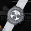 TW공장 롤렉스 데이토나 카본 블랙앤화이트다이얼 나일론 스트랩 Daytona DIW Carbon Case and Bezel White/Black Dial on White Nylon Strap A7750