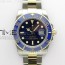 RO공장 롤렉스 서브마리너 청콤 포금 Submariner 116613 LB Blue Ceramic SS/YG Wrapped ROF 1:1 Best Edition Blue Dial On SS/YG Wrapped Bracelet A2836