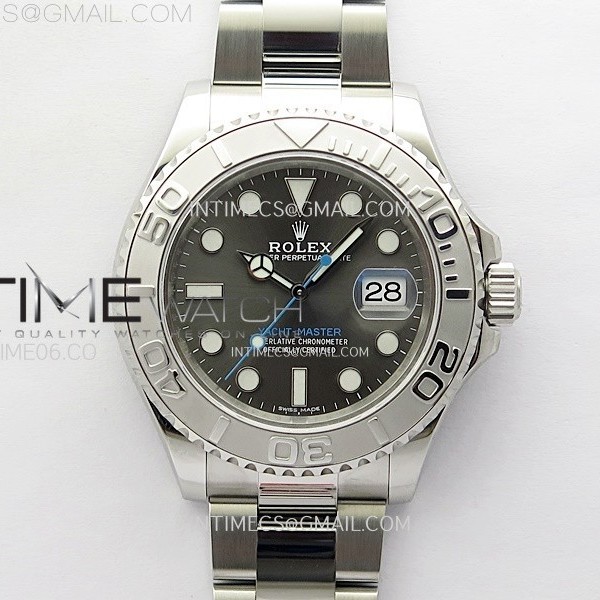 VS공장 롤렉스 요트마스터 40 다크로듐 그레이다이얼 브레이슬릿 Yacht-Master 116622 904L VSF 1:1 Best Edition Rhodium Dial on SS Bracelet VS3135