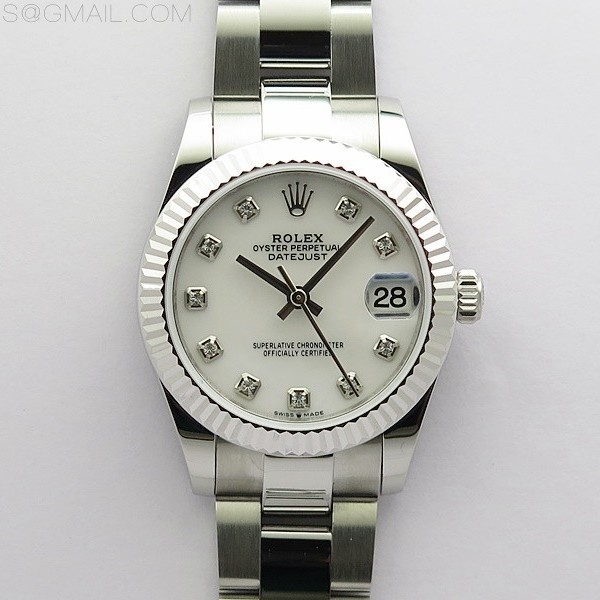 BP공장 롤렉스 데이저스트 31 자개다이얼 2813무브 21600진동 Datejust 31mm 278273 SS BP Best Edition White MOP Crystal Markers Dial on Oyster Bracelet