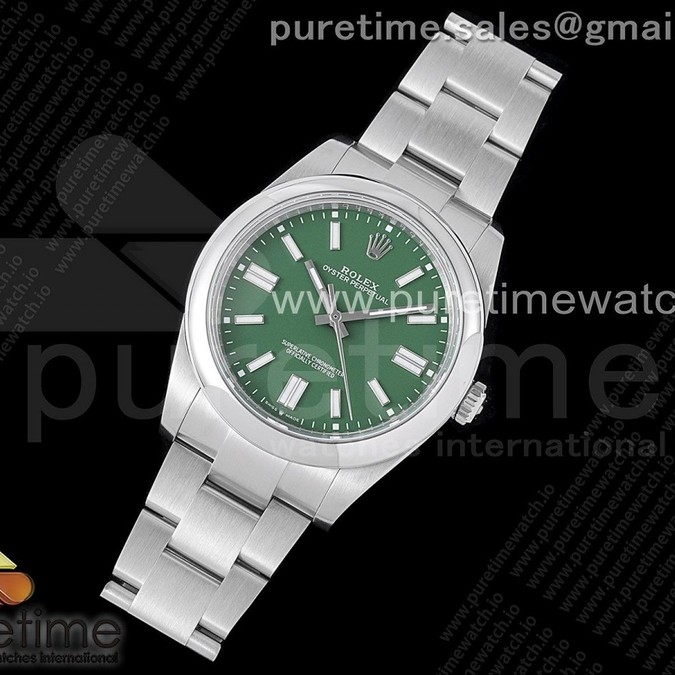 GM공장 오이스터 41미리 그린다이얼 3230 Oyster Perpetual 41mm 124300 GMF 1:1 Best Edition 904L Steel Green Dial on SS Bracelet SA3230