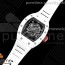 KV공장 V3 RM055 세라믹 스켈레톤다이얼 러버 RM055 White Ceramic KVF Best Edition Skeleton Dial Black on White Rubber Strap MIYOTA8215 V3