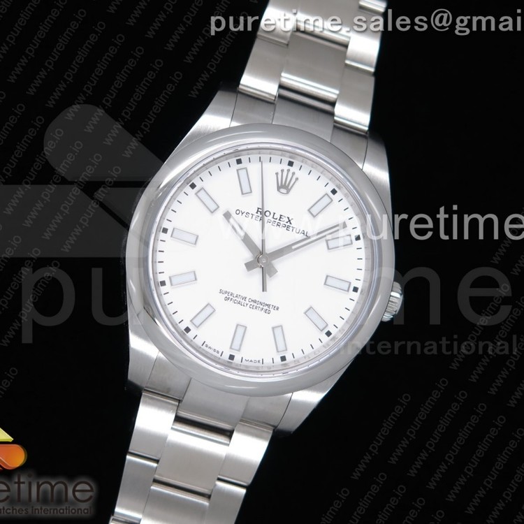 GM공장 롤렉스 오이스터퍼페츄얼 39MM 904L스틸케이스 화이트다이얼 브레이슬릿 Oyster Perpetual 39mm 114300 White Dial on SS Bracelet SA3132