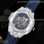 HR공장 위블로 빅뱅 생블루2 크로노그래프 스틸 블루다이얼 러버스트랩 Big Bang Sang Bleu II Chrono SS HRF Best Edition Blue Dial on Blue Gummy Strap A7750