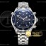 AC공장 오메가 씨마스터 크로노 블루물결다이얼 브레이슬릿 Seamaster Chronograph SS/SS Blue ACF Asia 7750