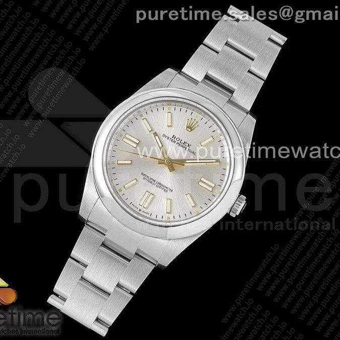 GM공장 오이스터 41미리 실버다이얼 3230 Oyster Perpetual 41mm 124300 GMF 1:1 Best Edition 904L Steel Silver Dial on SS Bracelet SA3230