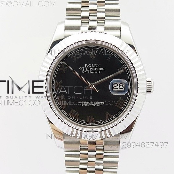 BP공장 V2 롤렉스 데이저스트2 스틸 블랙다이얼 로만인덱스 Rolex DateJust2 SS&Black Dial Roman Index 신형브레스렛