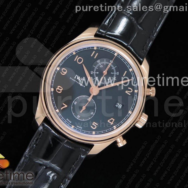 ZF공장 IWC 포르투기즈 투어빌론 IW504602 로즈골드금장 화이트다이얼 가죽스트랩 IWC PORTUGUESE TOURBILLON IW504602 RG WHITE DIAL ON BROWN LEATHER STRAP