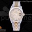 GM공장 롤렉스 데이저스트 36 옐로우골드콤비 포금 샴페인다이얼 브레이슬릿 DateJust 36 SS/YG 126233 GMF Gold Wrapped 904L Steel Gold Dial Diamonds Markers on Jubilee Bracelet SA3235