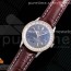 XB공장 브라이틀링 내비타이머 그레이다이얼 악어가죽스트랩 Navitimer 1 SS 41mm RG Bezel Gray Dial on Brown Croco Strap A2824