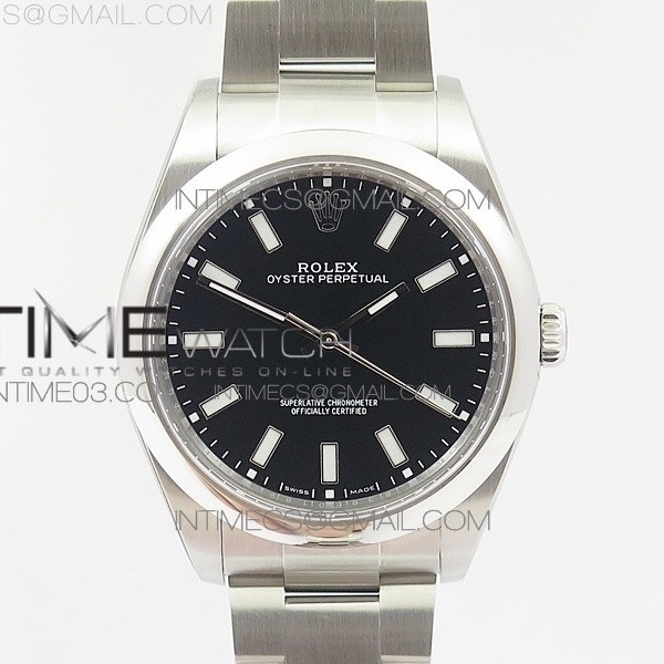 BP공장 롤렉스 오이스터퍼페츄얼 39mm 스틸 블랙다이얼 브레이슬릿 OYSTER PERPETUAL 39MM 114300 BLACK DIAL ON SS BRACELET SA3132