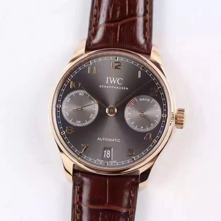 ZF공장 V5 IWC 포르투기저500702 세븐데이즈 부엉이 IWC Portuguese 500702 Seven Days 금장 챠콜다이얼