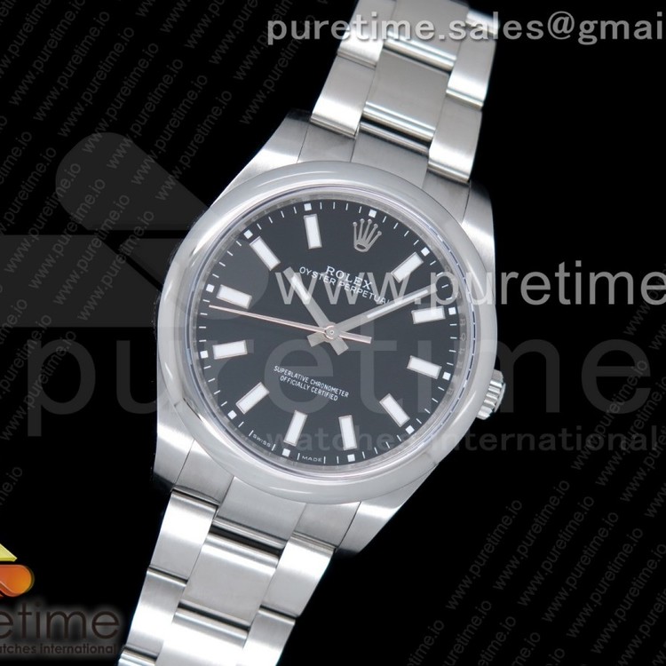 GM공장 롤렉스 오이스터퍼페츄얼 39MM 904L스틸케이스 블랙다이얼 브레이슬릿 Oyster Perpetual 39mm 114300 Black Dial on SS Bracelet SA3132