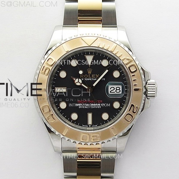 VS공장 롤렉스 요트마스터 40 로즈골드콤비 블랙다이얼 브레이슬릿 3235 Yacht-Master 126621 904L/RG VSF 1:1 Best Edition Black Dial On 904L/RG Bracelet VS3235