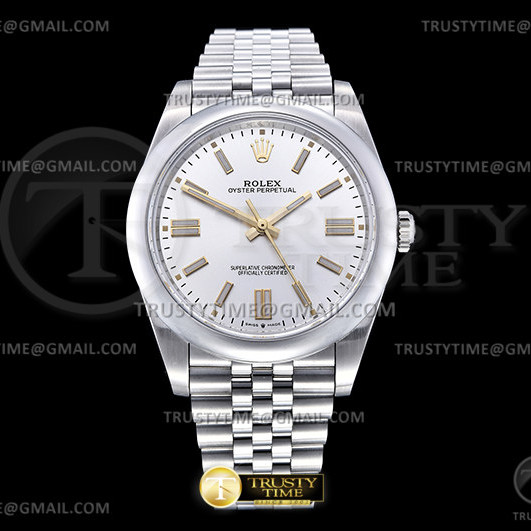 GM공장 롤렉스 오이스터퍼페츄얼 41 스틸 실버다이얼 바인덱스 쥬빌레브레이슬릿 VR3230 GMF Rolex Oyster Perpetual 41 Silver Dial Jubilee Braelet