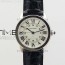 K11공장 까르띠에 롱드솔로 29MM 스틸 화이트다이얼 가죽스트랩 RONDE SOLO DE CARTIER 29MM WHITE DIAL ON BLACK CROCO LEATHER STRAP RONDA QUARTZ