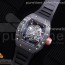 KV공장 RM055 V3 스켈레톤다이얼 러버 RM055 NTPT KVF Best Edition Skeleton Dial Black on Black Rubber Strap MIYOTA8215 V3