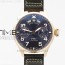 YL공장 IWC 빅파일럿 애뉴얼캘린더 로즈골드금장 어린왕자에디션 BIG PILOT REAL PR IW502701 RG BLUE DIAL ON BLACK CALFSKIN STRAP A52850