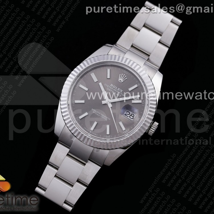 AR공장 V3 롤렉스 데이저스트 41 그레이다이얼 New DateJust 41 126334 ARF 1:1 Best Edition 904L Steel Gray Dial on Oyster Bracelet A2824