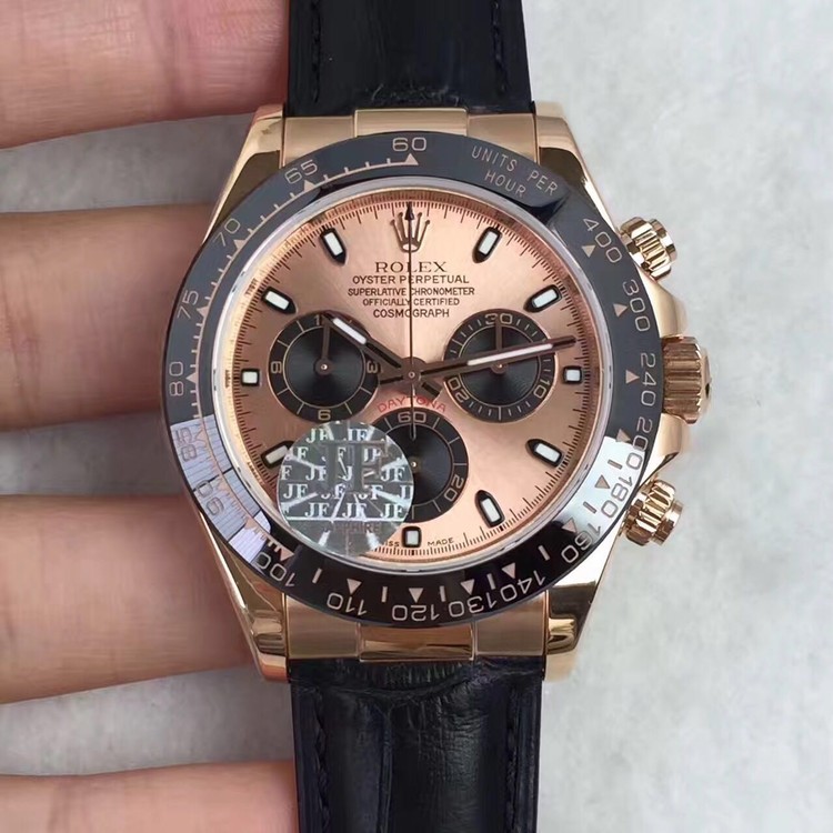 JF 롤렉스 세라믹 데이토나 116515 금통 핑크다이얼 Rolex Ceramic Daytona RG/Pink Dial