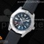 OX공장 브라이틀링 어벤져 GMT 블랙다이얼 러버스트랩 Avenger GMT SS Black Dial Stick Markers on Black Rubber Strap A2836