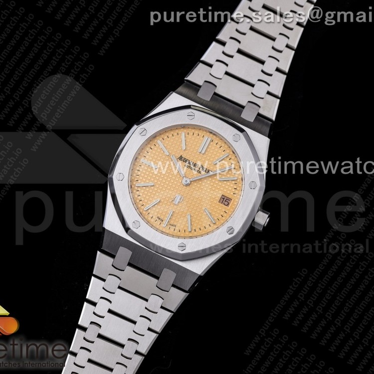 XF공장 V3 15202 옐로우다이얼 Royal Oak 39mm 15202BC SS XF 1:1 Best Edition Yellow Textured Dial on SS Bracelet A2121 V3