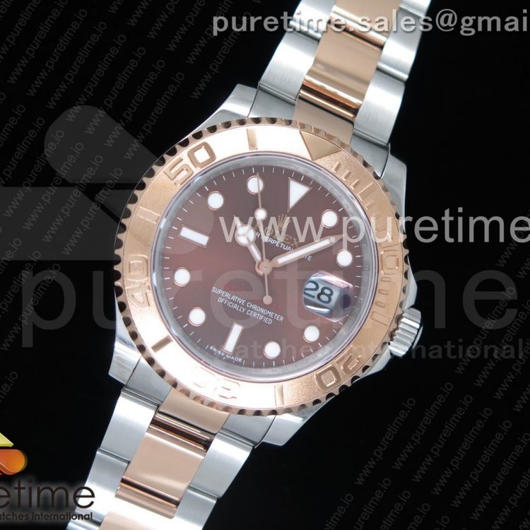 GM공장 롤렉스 요트마스터1 로즈골드콤비 브라운다이얼 브레이슬릿 Yacht-Master 116621 YG Wrapped Brown Dial on SS/RG Bracelet SA3135