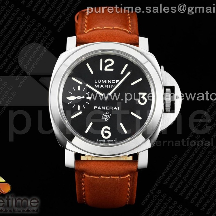 HW공장 파네라이 루미노르 마리나 PAM005 솔리드백 가죽스트랩 PAM005 N HWF 1:1 Best Edition on Brown Leather Strap A6497