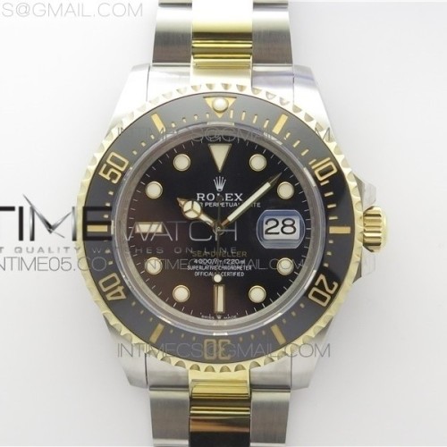 BP공장 롤렉스 씨드웰러 흑콤 SEA-DWELLER TWO TONE SS/YG 126603 904L SS/YG CASE AND BRACELET A2824