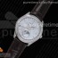 om공장 예거르쿨트르 마스터캘린더 그레이텍스쳐다이얼 가죽스트랩 Master Calendar Gray Textured Dial on Brown Leather Strap A866