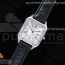 XF공장 산토스 27.5MM 실버다이얼 악어가죽스트랩 Santos Silver Dial on Black Croco Strap Ronda Quartz