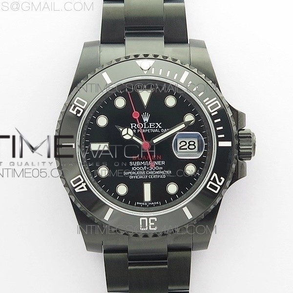 V9공장 서브 DLC 블랙다이얼 3135 Submariner 116610 LN Blaken DLC 904L Steel V9F 1:1 Best Edition Black Dial On SA3135