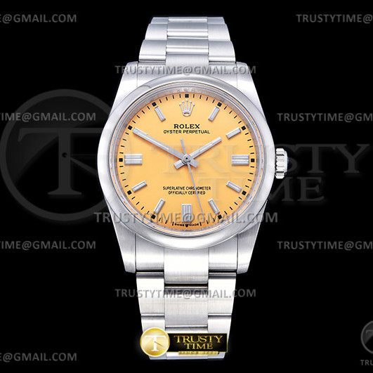 BP공장 롤렉스 오이스터퍼페츄얼 36 옐로우 다이얼 3230무브먼트 BPF Rolex Oysterperpetual 36 Yellow Dial ref126000