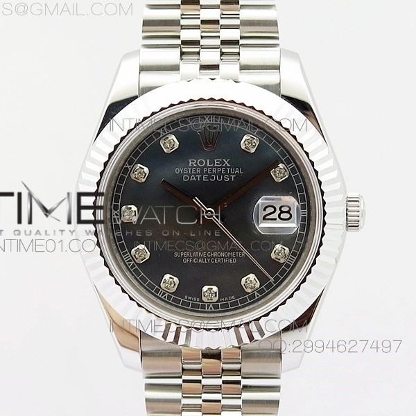 BP공장 V2 롤렉스 데이저스트2 스틸 자개다이얼 다이아인덱스 Rolex DateJust2 SS&MOP Dial Diamond Index 신형브레스렛