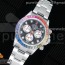 JH공장 롤렉스 데이토나 레인보우 바게트베젤 블랙다이얼 Daytona 116599RBOW SS Rainbow Crystal Black Dial on SS Bracelet A4130