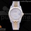 GM공장롤렉스 데이저스트 36 옐로우골드콤비 포금 실버다이얼 브레이슬릿 DateJust 36 SS/YG 126233 GMF Gold Wrapped 904L Steel Silver Dial Roman Markers on Jubilee Bracelet SA3235