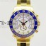 JF공장 롤렉스 요트마스터2 옐로우골드 금장 데코레가타 버젼 YACHTMASTER II 116688 YG WHITE DIAL BLUE CERAMIC BEZEL ON BRACELET A7750