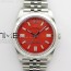 BP공장 롤렉스 오이스터퍼페츄얼 41미리 레드다이얼 2813 Oyster Perpetual 41mm 124300 BP Best Edition Red Dial on SS Jubilee Bracelet