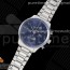 AZ공장 IWC 포르투기저 블루다이얼 브레이슬릿 3716 Portuguese Chrono IW3716 SS AZF 1:1 Best Edition Blue Dial on SS Bracelet A69355