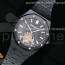 R8공장 오데마피게 로얄오크 투어빌론 PVD 블랙다이얼 브레이슬릿 Royal Oak PVD Tourbillon Black Sunburst Tapisserie Dial on PVD Bracelet