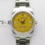 BP공장 롤렉스 오이스터퍼페츄얼 36미리 옐로우다이얼 2813 Oyster Perpetual 36mm 126000 BP Best Edition Yellow Dial on SS Bracelet