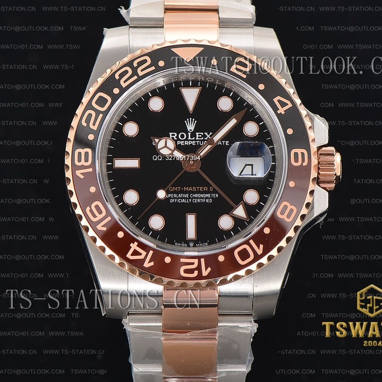 BP공장 롤렉스 GMT마스터2 루트비어 콤비 GMT-Master II 126711 CHNR Steel TT RG A3186