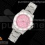 VS공장 롤렉스 요트마스터 DiW커스텀 핑크다이얼 샌드블라스티드 브레이슬릿 Submariner DIW Sandblasted VSF 1:1 Best Edition Pink Dial White Ceramic Bezel on SS Bracelet VS3135