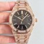 HC공장 오데마피게 로얄오크 15400 풀 다이아몬드 Cal.3120 Audemars Piguet Royal Oak 15400 금장 다이아브레스렛