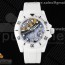 5G공장 롤렉스 커스텀 서브마리너 40 풀세라믹 페인팅다이얼 러버스트랩 Submariner 40mm White Ceramic 5GF Best Edition Painting Dial on White Rubber Strap SA3135