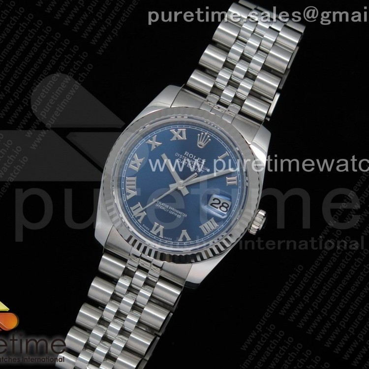 AR공장 V3 롤렉스 데이저스트 36 블루다이얼 쥬빌레브레이슬릿 DateJust 36 SS 116234 904L Steel Blue Dial Roman Markers on Jubilee Bracelet SH3135 V3